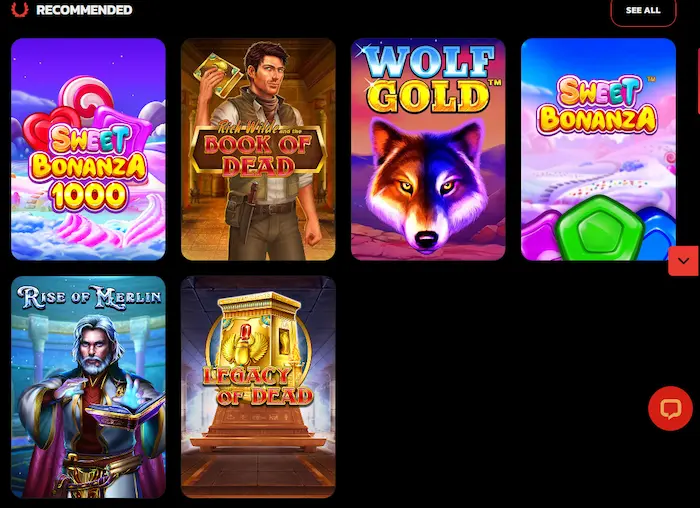 BetMaximus Casino games